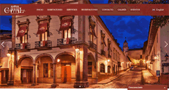 Desktop Screenshot of hotelcasaleal.com