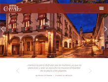 Tablet Screenshot of hotelcasaleal.com